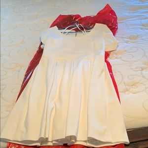 White size 12 (us) dress by Antonio Melani.